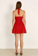 Load image into Gallery viewer, MON RENN FATE MINI DRESS - SCARLET RED
