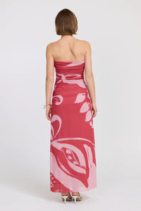 SOVERE FLORA STRAPLESS DRESS