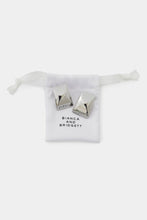 Load image into Gallery viewer, BIANCA AND BRIDGETT RECTANGLE EARRINGS - SILVER
