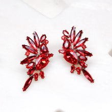 Load image into Gallery viewer, BLACK AND BLOOM RAMONA EARRINGS - RED
