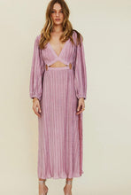 Load image into Gallery viewer, SUBOO MARS LONG SLEEVE CUTOUT MAXI DRESS - PINK
